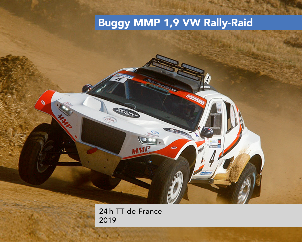 Lire la suite à propos de l’article Buggy MMP 1,9 VW Rally Raid